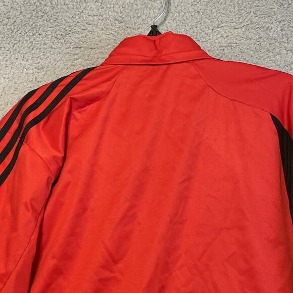 Adidas 3 Stripe RN#88387 CA#40312 Black And Red Jacket Men's Small - Picture 13 of 14